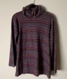 Lord and Taylor Multi Color Striped Sweater