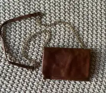 Faux Leather Crossbody Bag