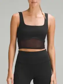 lululemon athletica Black Crop Top