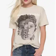 Shawn‎ Mendes Women's Size XL Black & White Face Girls Band T Shirt