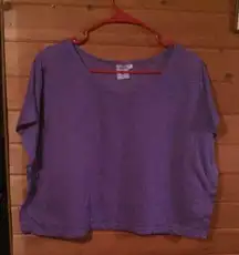 Exist Miami Purple Crop Top