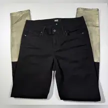 PAIGE Women's Skinny Jeans in Black and Gold 🖤⭐️🏆