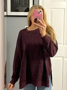 American Eagle Maroon Cheetah Leopard