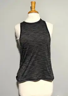 Dark Gray Muscle Tank Top Fitness Workout