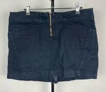 Juicy Couture Dark Blue‎ Denim Mini Jean Skirt