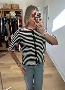 Amazon short sleeve cardigan sweater 