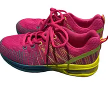 Omega Walk Shoes Womens Size 36/ US 6.5 Pink Neon Lightweight Sneakers