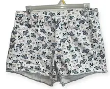 Disney  boutique denim high waisted Mickey shorts‎ size 8