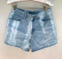 Bleach Dyed/ Brand Shorts