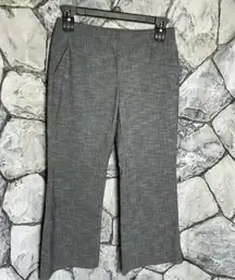 Gray Textured Wide Leg Slacks Jrs 9