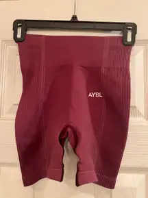 biker/compression Shorts Burgundy Maroon