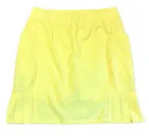 Chico’s Zenergy Women’s Yellow Pleated Skort Size 0