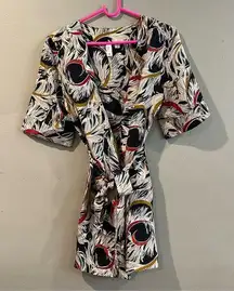 Eloise Anthropologie 100% Silk Belted Robe Intimates Sleepwear XS