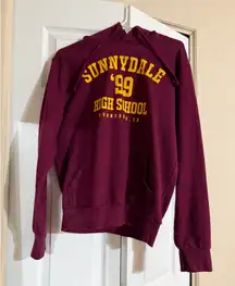 Buffy the Vampire Slayer- Maroon Sunnydale HS Hoodie