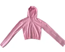 Pink Zip Up Sweater