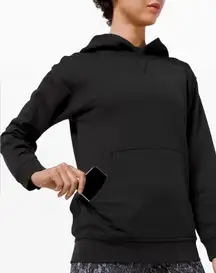 Lululemon All Yours Hoodie Terry Black Sz 12 NWT Relaxed Fit Terry Sweatshirt