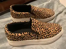 Cheetah Print Slip On’s