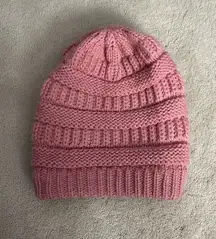 Pink beanie