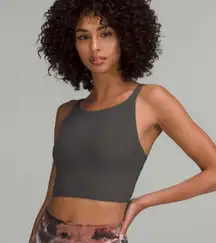 Ribbed Back-Twist Sports Bra