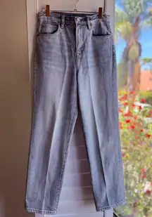BLANKNYC 'the Howard' mid-rise loose fit wide leg jeans in light blue size 26