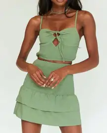 Princess Polly matching mini skirt and top set 