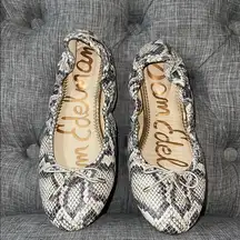 Sam Edelman Snake Print Ballet Flats