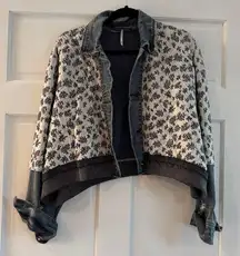 Free People Ditsy Denim Jacket