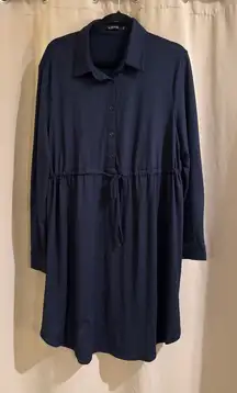 Women’s Kojooin Blue Dress with Ties