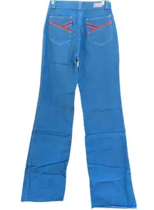 Vintage 1970s 70s La Disco flare bell bottom high waisted Jeans 28’ retro NEW