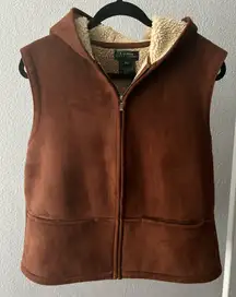 Polo by Ralph Lauren Brown Hooded Vest