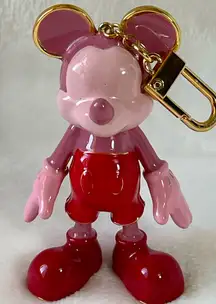 Baublebar Mickey Mouse Bag Charm / keychain / Backpack charm Pink and Red