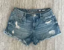 Miss Me Distressed Jean Shorts