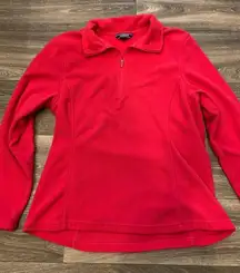 Lands End Women’s Quarter Zip Pull-Over Lightweight Fleece.  Size: M.  NWOT.