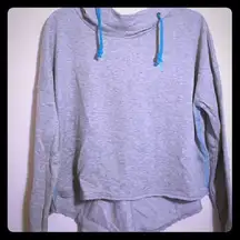 Puma cropped cowl neck hoodie size Med NWT C23‎