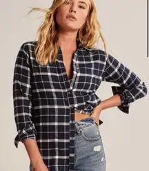 Abercrombie & Fitch Soft‎ AF Boyfriend Fit Flannel