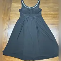 Signature By  Dress A-Line Black Polyester Size 4