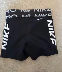 Black Nike Pros Shorts