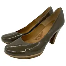 Sofft Ramona Patent Leather Platform Stacked Heel Pumps