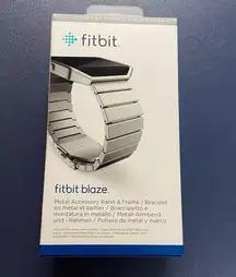 Fit Bit Blaze Accessory Stainless Steel Band NIB