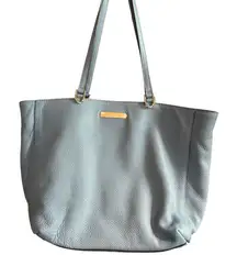 Michael Kors Harper Large East‎ West Tote Bag / purse Powder Blue Women's