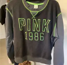 Victoria's Secret Pink Black and Green Top