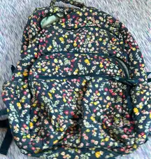 flower print backpack