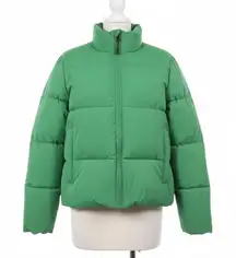 Vibrant Green Puffer Jacket Amazon Essentials S Warm Quilted Puffy Coat Winter