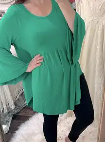 BELLAMIE PLUS Green Women's Top size 1X