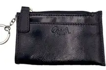 Coach  Black Patent Leather Coin Purse / Cardholder