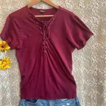 Express Women's Express Crisscross Top Size M