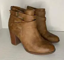 Dream Paris Dream pairs ankle boots Chicago-3 tan woman’s  6.5 268-WL Buckle