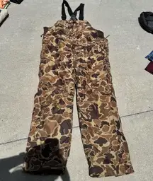 Drake vintage camouflage bibs