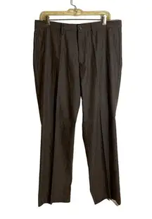 Women’s Sisley Pinstripe Dress Pants Slacks Brown/Orange Size 52