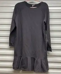 ASOS Oversized T-shirt Dress with Ruffle Hem